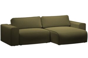 Micadoni Zelená rozkládací pohovka Victor 246 cm