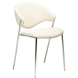 ​​​​​Dan-Form Krémově bílá bouclé jídelní židle DAN-FORM Zone