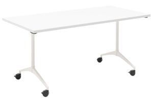 MDD Bílý skládací pracovní stůl Revi 140 x 70 cm
