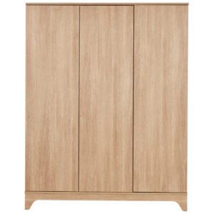 Dětská šatní skříň Quax Tsugi 144 x 58 cm s dřevěným dekorem