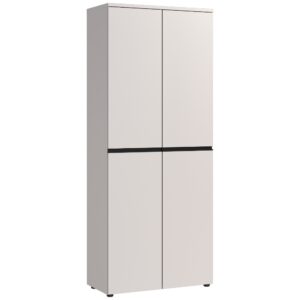 Germania Krémově bílá kancelářská skříň Bedano 197 x 81 cm