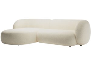 Micadoni Světle béžová rohová pohovka Kate 285 cm