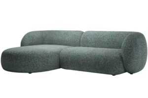 Micadoni Modrá rohová pohovka Kate 285 cm