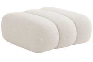 Cosmopolitan Design Světle béžová podnožka Koge 95 x 95 cm