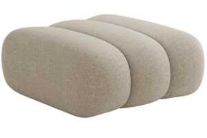 Cosmopolitan Design Béžová podnožka Koge 95 x 95 cm