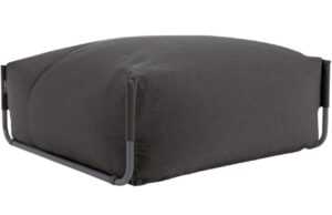 Kave Home Tmavě šedý zahradní modul/podnožka Square 101 x 101 cm