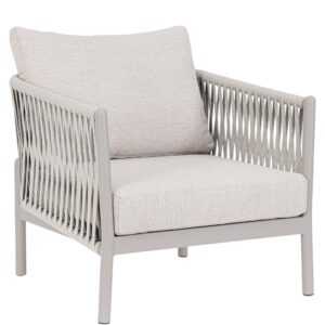 Bizzotto Světle šedé zahradní křeslo Florencia