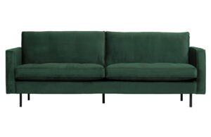 WOOOD Sametová pohovka Raden 230 cm s prošíváním