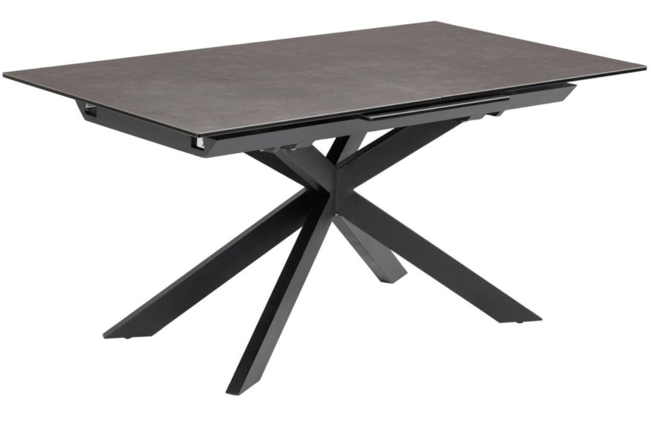 Kave Home Šedý keramický rozkládací jídelní stůl Atminda 160/210 x 90 cm