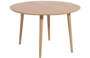 Kave Home Dubový rozkládací jídelní stůl Oqui 120-200 x 120 cm