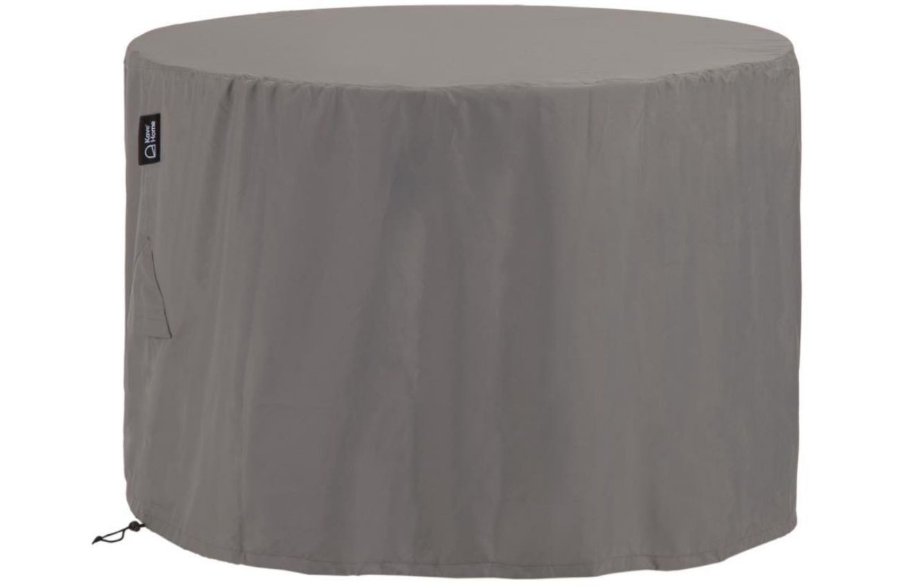 Kave Home Šedý ochranný obal na kulatý zahradní stůl Iria 130 cm