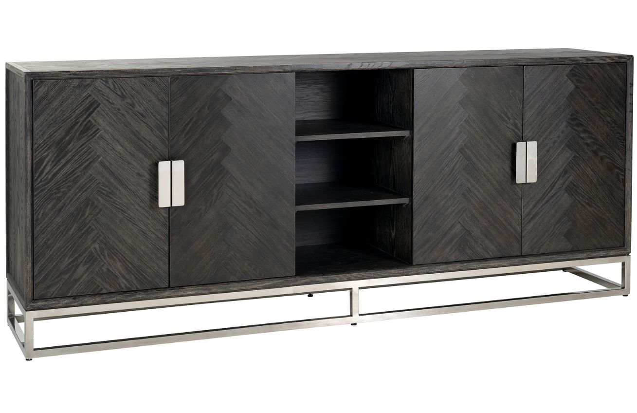 Richmond Dubová komoda Blackbone 225 x 45 cm