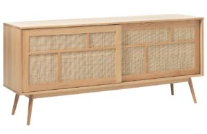 Unique Furniture Dubová komoda Barrali 180 x 45 cm