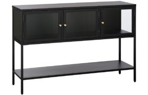 Unique Furniture Kovová vitrína Carmel 88 x 132 cm
