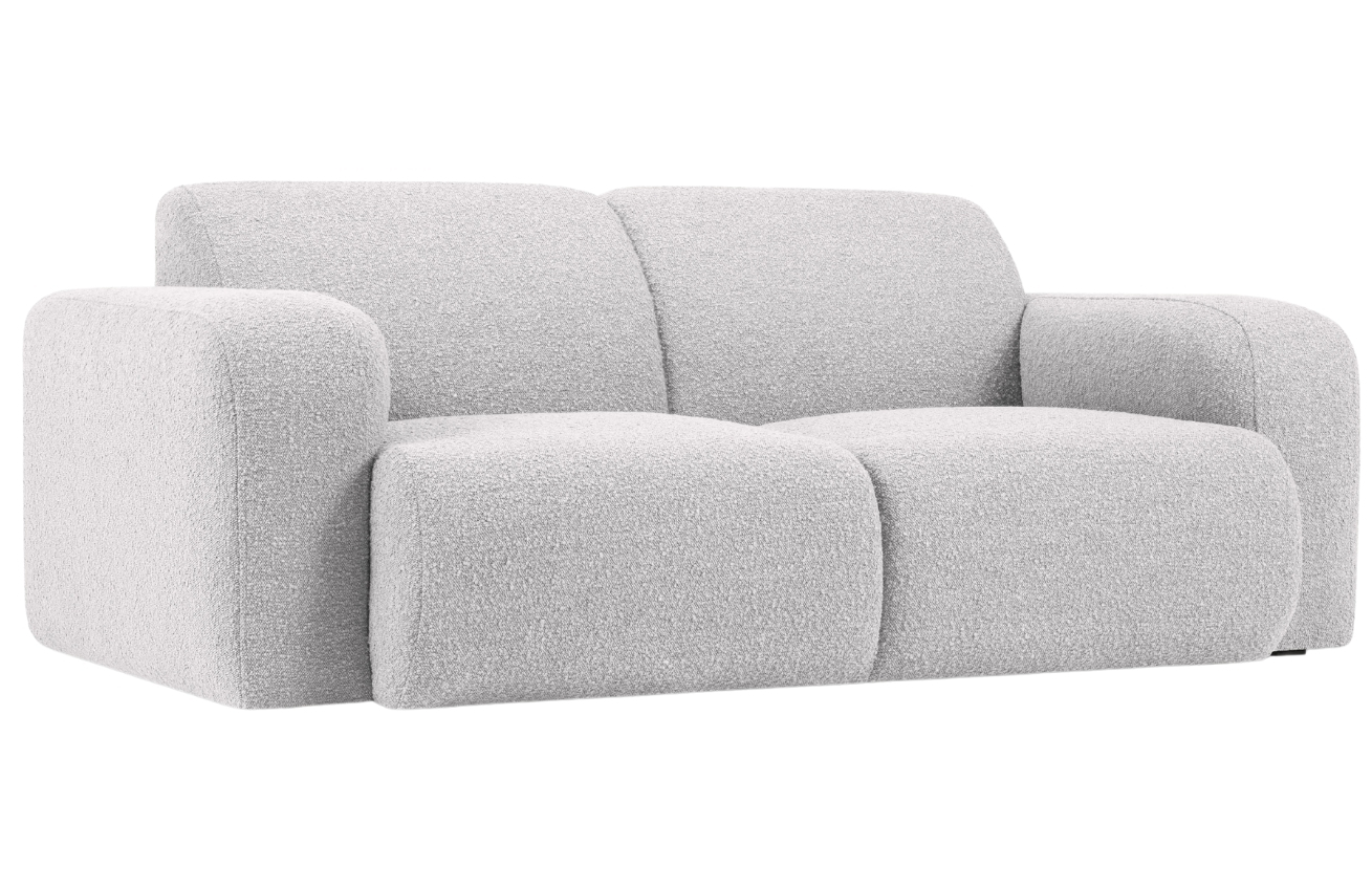 Windsor & Co Šedá bouclé dvoumístná pohovka Lola 170 cm