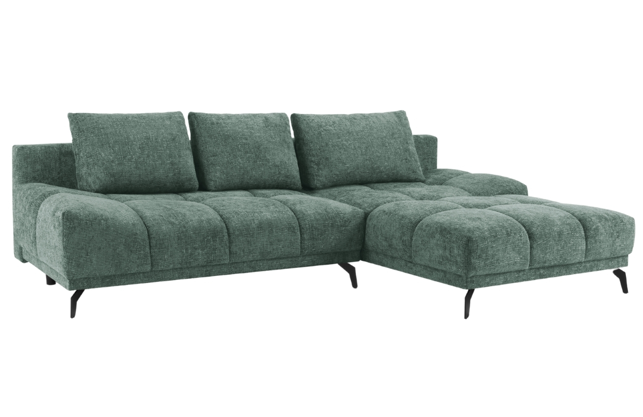 Windsor & Co Zelená rozkládací pohovka Cirrus 290 cm