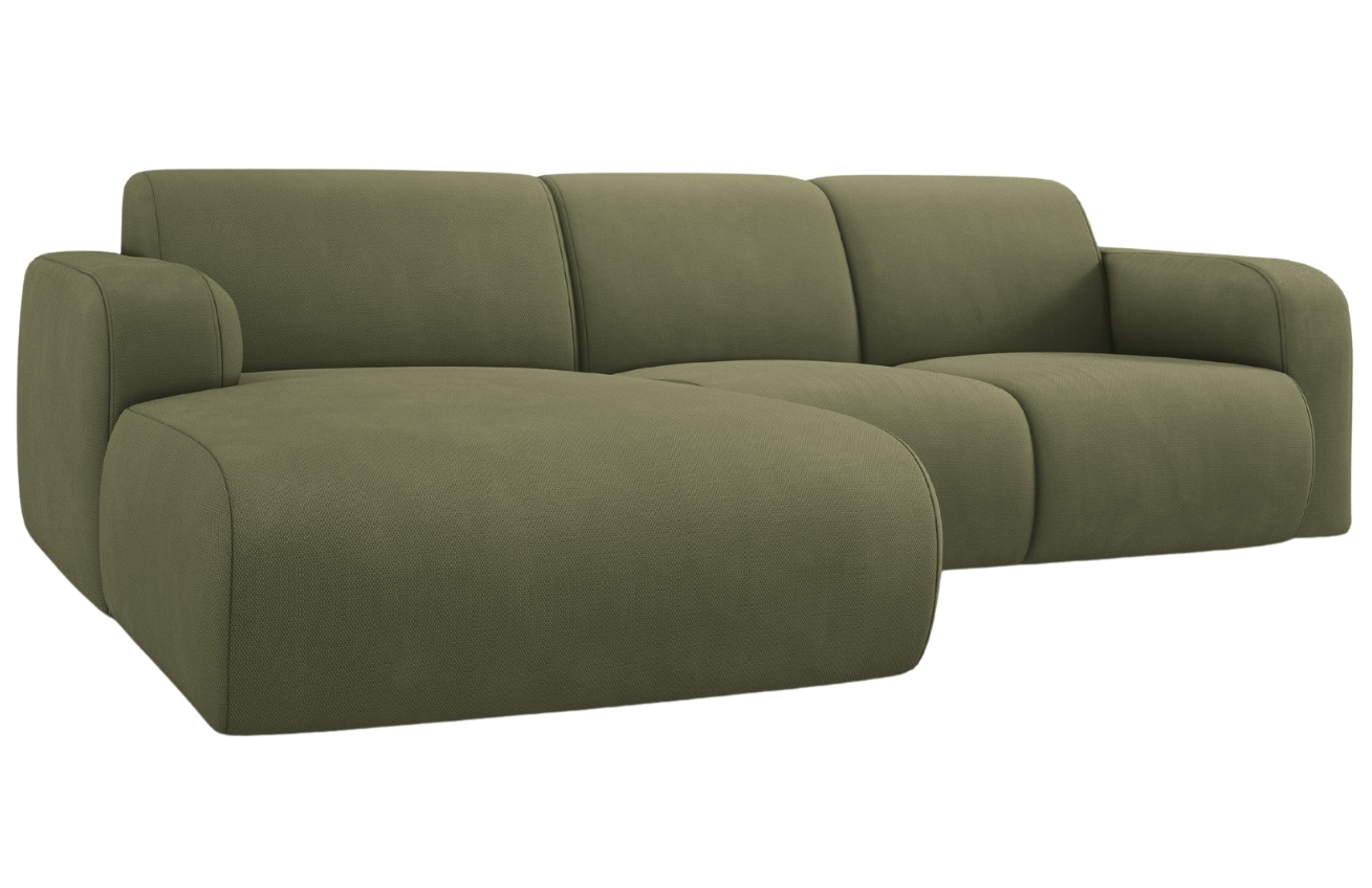Windsor & Co Světle zelená rohová pohovka Lola 250 cm