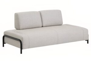 Kave Home Béžovošedá dvoumístná pohovka Compo 200 cm