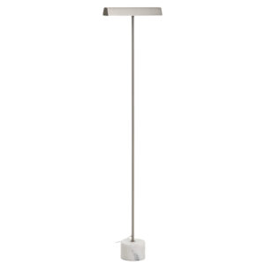 Kave Home Stříbrná kovová stojací lampa Lynor 121 cm