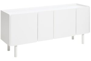 Unique Furniture Bílá lakovaná komoda Bera 160 cm