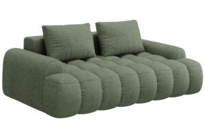 Cosmopolitan Design Zelená trojmístná pohovka Linz 200 cm