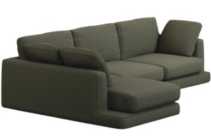 Kave Home Zelená rohová pohovka Gala 300 cm