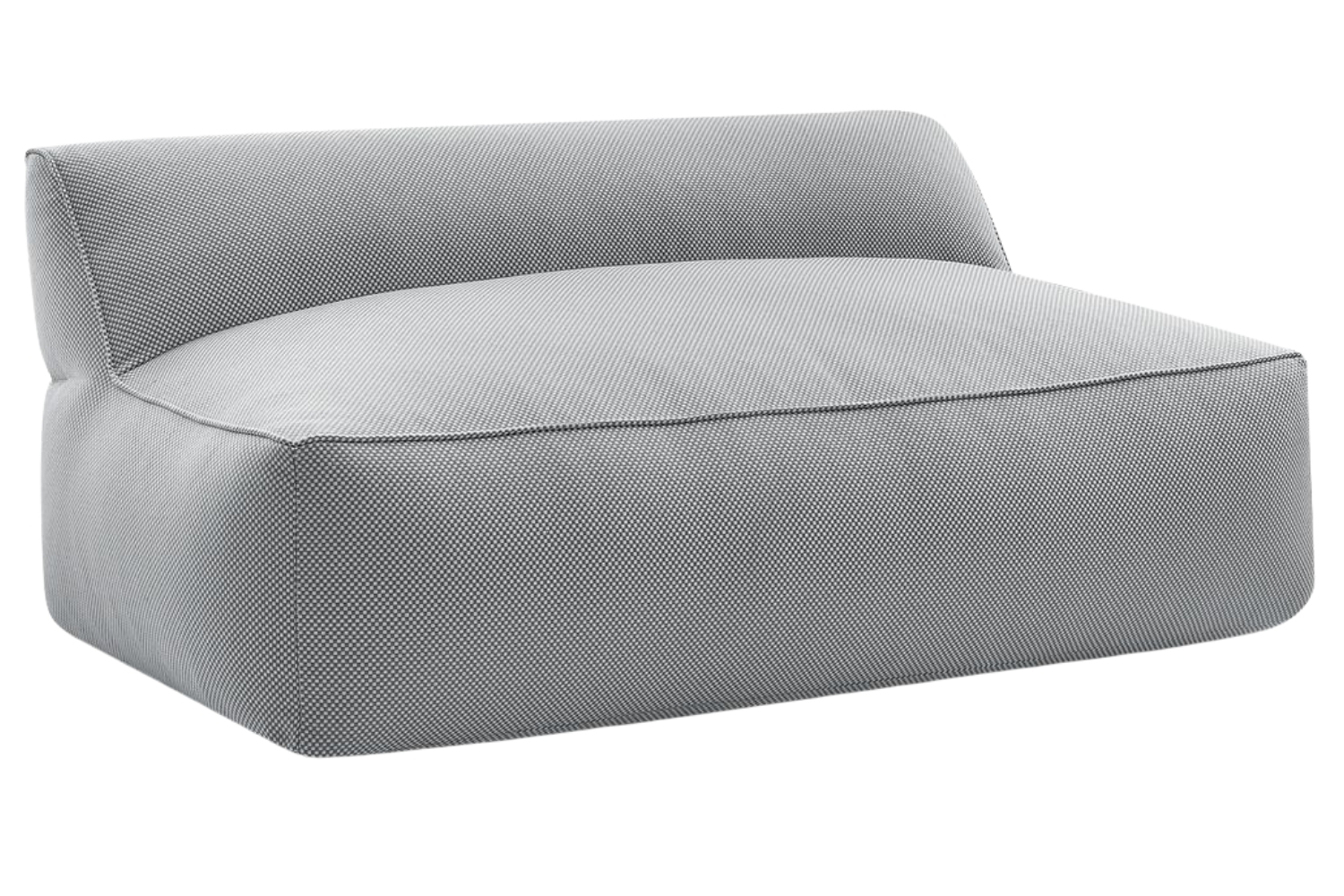 Bobochic Paris Světle šedá zahradní pohovka Riviera 160 cm