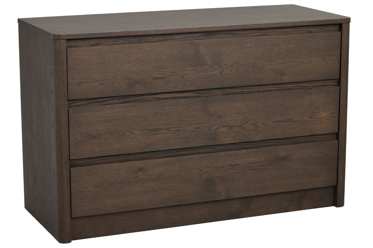 Rowico Hnědá dubová komoda MELSTONE 110 x 45 cm
