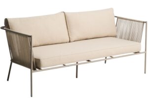 Kave Home Béžová zahradní pohovka Zivia 178 cm