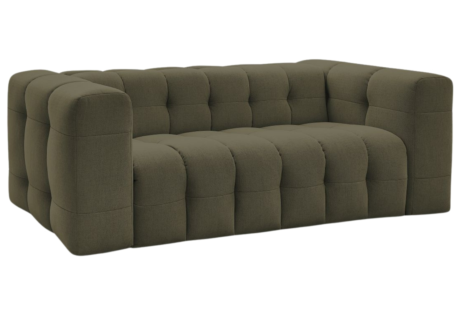 Bobochic Paris Zelená rozkládací pohovka Cloud 228 cm