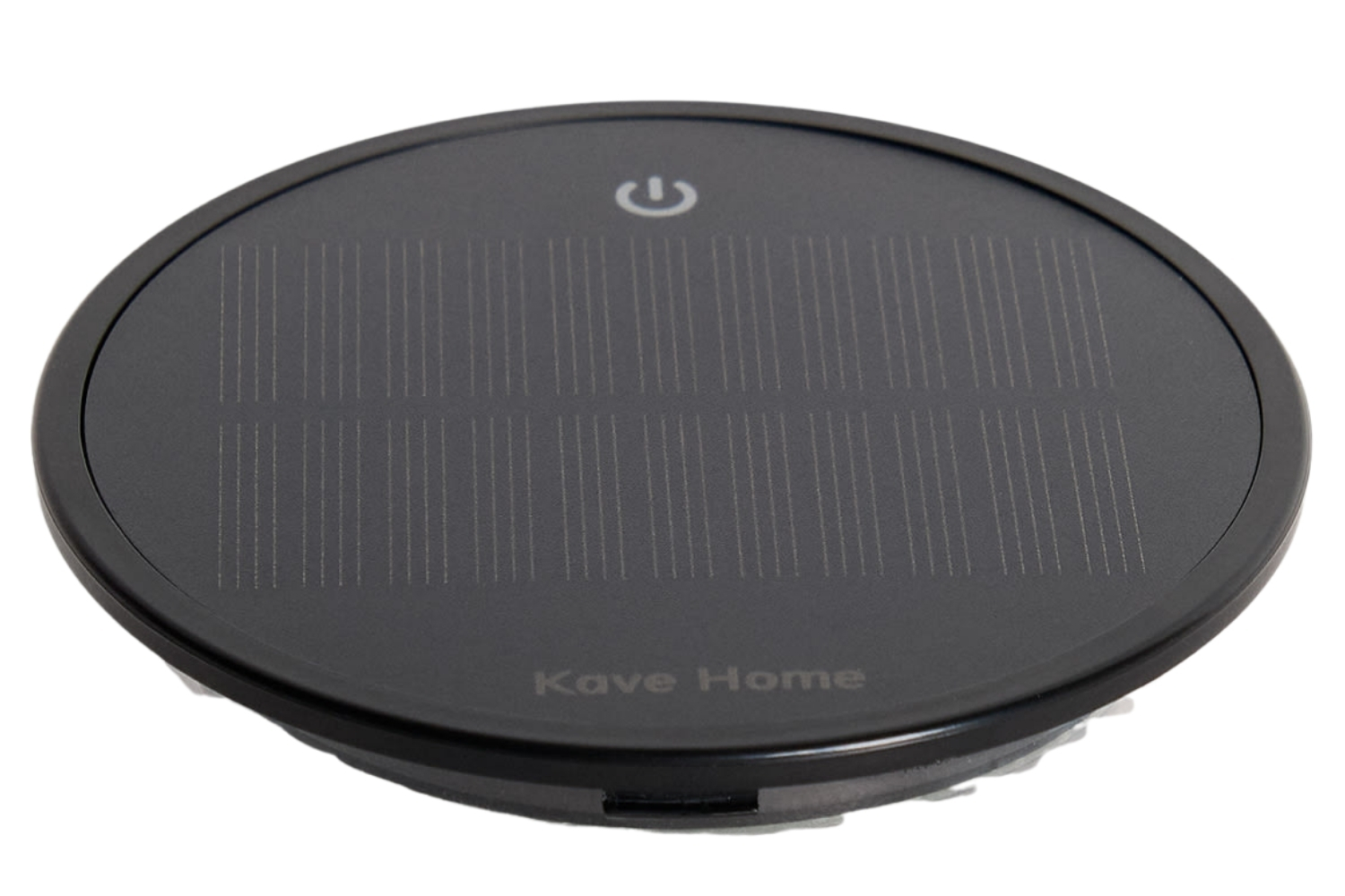 Kave Home Černý solární LED modul Sarlan Ø31 cm