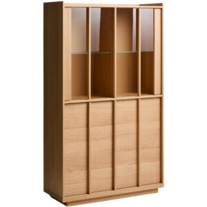 Kave Home Dubová vitrína Onix 170 x 100 cm