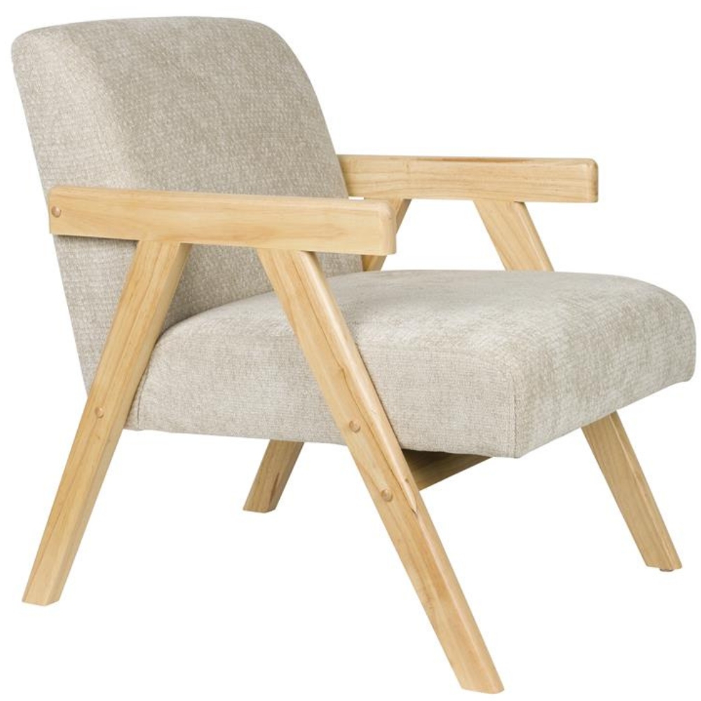 Housecraft Living Béžové čalouněné lounge křeslo Panadero