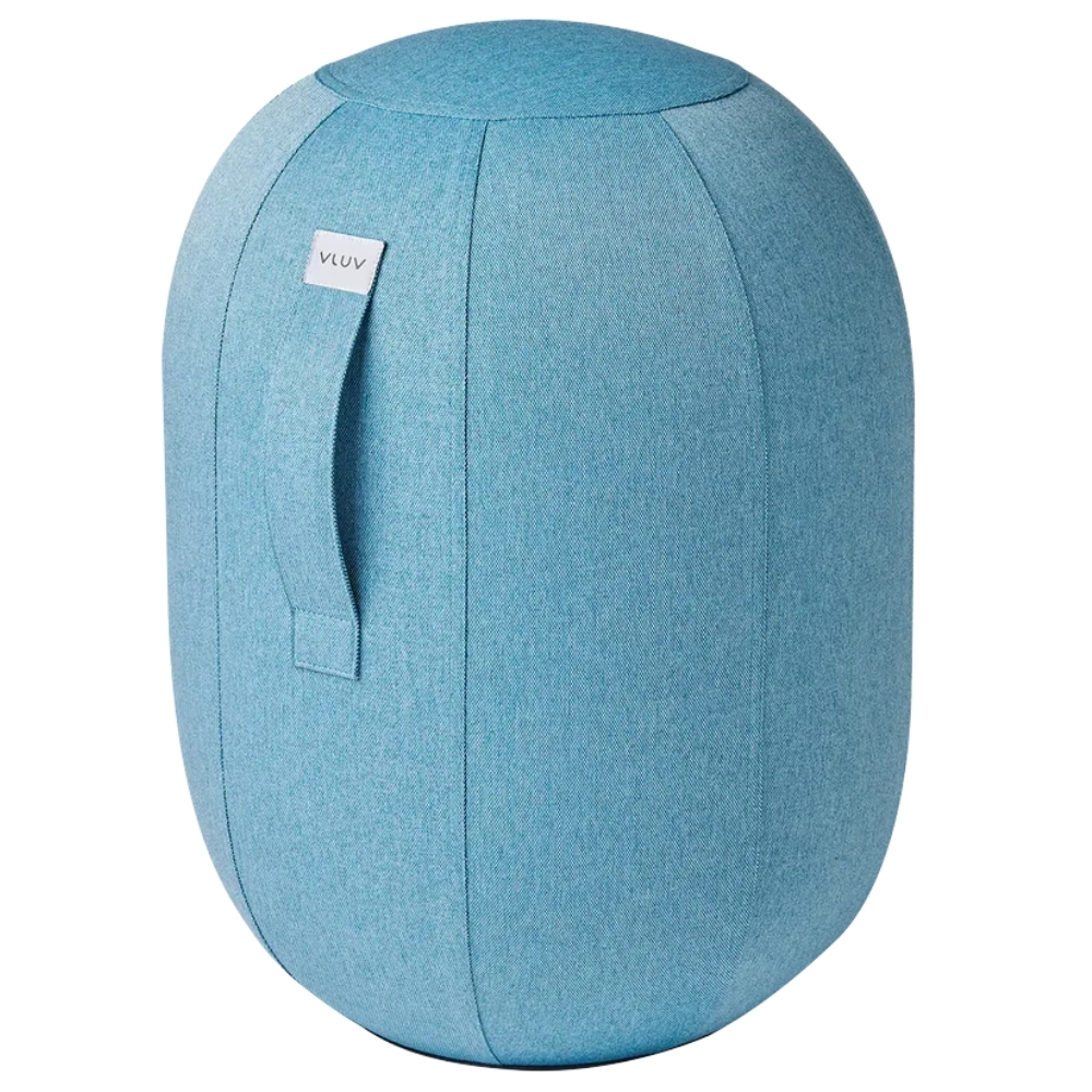 Světle modrá balanční stolička VLUV KAPSUL NEW LEIV 52 cm