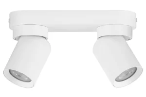 Nova Luce Bílé kovové bodové světlo Amecy 22 cm