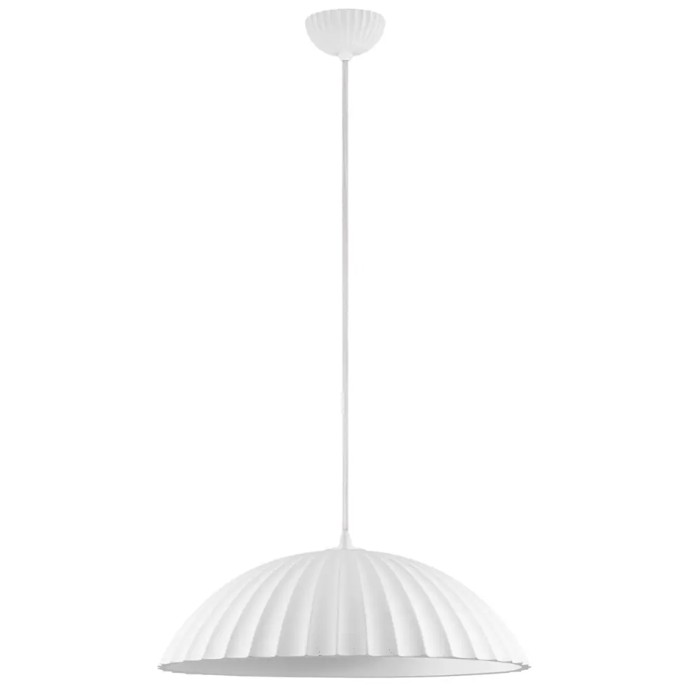 Nova Luce Bílé závěsné světlo Ammos 50 cm