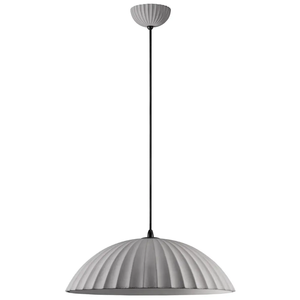 Nova Luce Šedé závěsné světlo Ammos 50 cm