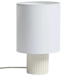 Kave Home Bílá keramická stolní lampa Eshe