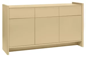 noo.ma Žlutá lakovaná komoda Rali 161 x 46 cm