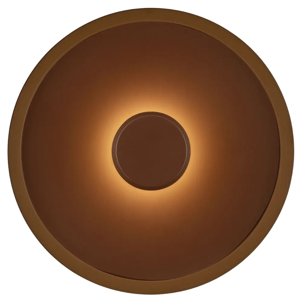 Nova Luce Hnědé kovové nástěnné LED světlo Dorell 26 cm