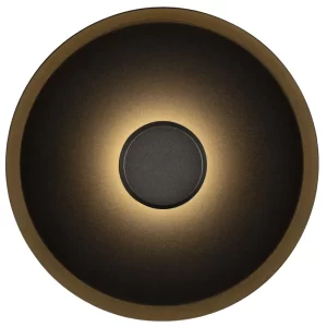 Nova Luce Černé kovové nástěnné LED světlo Dorell 26 cm